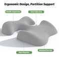 thumbnail image 4 of Ergonomic Memory Foam Chest Pillow Chest Support Pillow Face Down Chest Pillow Memory Foam Bust Pillow Chest Cushion for Sleeping Beauty Salon for Beauty Salon and Home Sleeping, 4 of 7