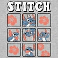thumbnail image 2 of Women's Lilo & Stitch Tropical Portraits Graphic Tee Athletic Heather X Large, 2 of 4
