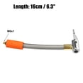 thumbnail image 3 of Adaptador de manguera de inflado de neum?ticos Flexible de 6,3 ", mandril de aire de tama?o de rosca M6 con manguera para v?lvula de neum?tico est?ndar, rosca fina sin v?lvula de liberaci?n de aire, 1 Uds. Unique Bargains mandriles para neumáticos de automóviles, 3 of 6