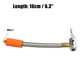 thumbnail image 3 of Adaptador de manguera de inflado de neum?ticos Flexible de 6,3 ", mandril de aire de tama?o de rosca M6 con manguera para v?lvula de neum?tico est?ndar, rosca fina sin v?lvula de liberaci?n de aire, 1 Uds. Unique Bargains mandriles para neumáticos de automóviles, 3 of 6