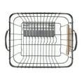 thumbnail image 6 of (2 pack) Better Homes & Gardens Metal Dish Rack with Caddy, Antique Gray, 6 of 15