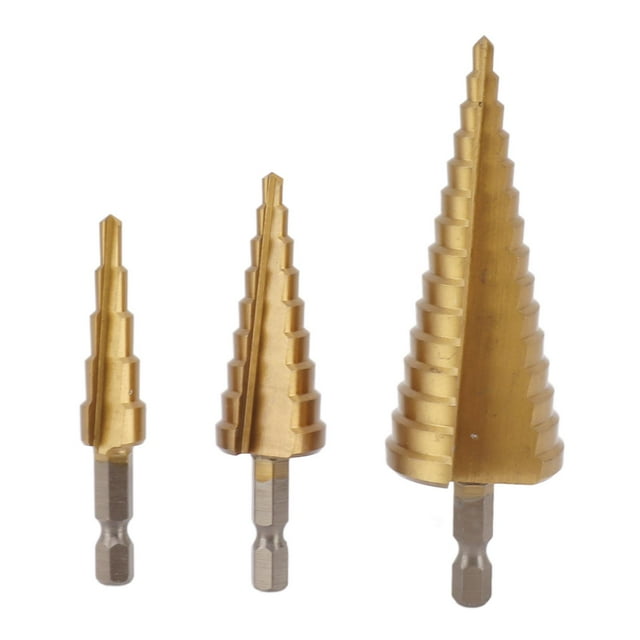 Ouvre-trous en Forme de Pagode, Pagode Trou de Forage Ouverture Étape Foret Ensemble Pagode Trou de Forage Ouverture Ultime Fiabilité