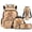Capybara Orange, variant on KUIFORTI Green Dinosaur 4Pcs Kids Backpack Set with Lunch Box Pencil Case, Durable Bookbag with Water Bottle Sleeve for Elementary Primary Middle School Students