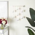 thumbnail image 2 of CosmoLiving by Cosmopolitan 7 Holder Silver Metal Wall Sconce, 2 of 9