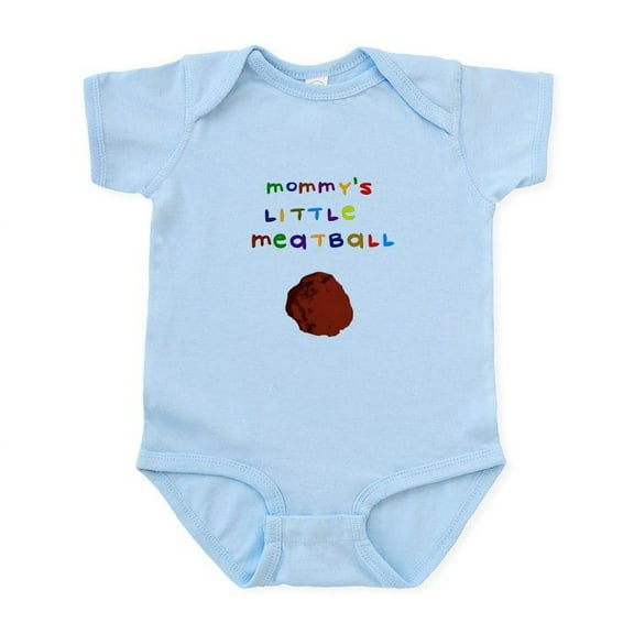 CafePress - Mommy's Little Meatball Infant Bodysuit - Baby Light Bodysuit, Size Newborn - 24 Months