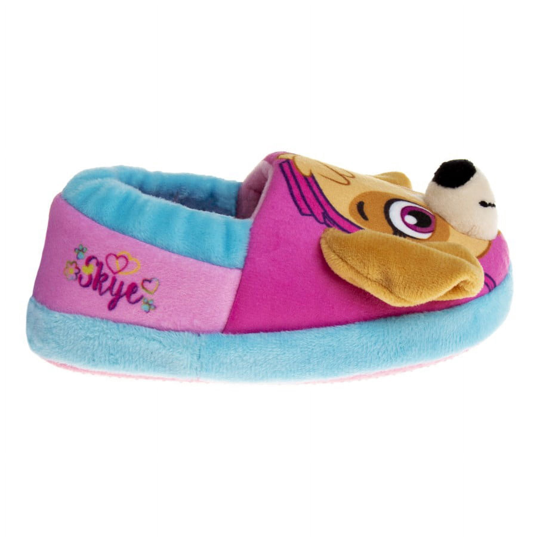 Nickelodeon Paw Patrol Toddler Girls Dual Sizes Slippers, Pink Blue, Size: 7-8