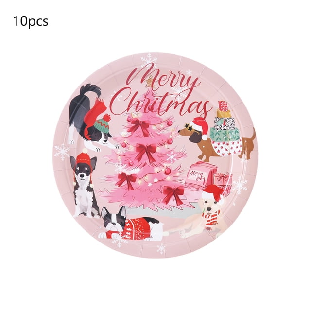 Christmas Plates Disposable Christmas Disposable Plates