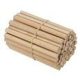 thumbnail image 1 of Unique Bargains 5/16 x 4 Inch Dowel Rods Wood Sticks Unfinished Wooden Dowel Rods Round Dowels Sticks 50 Pcs, 1 of 6