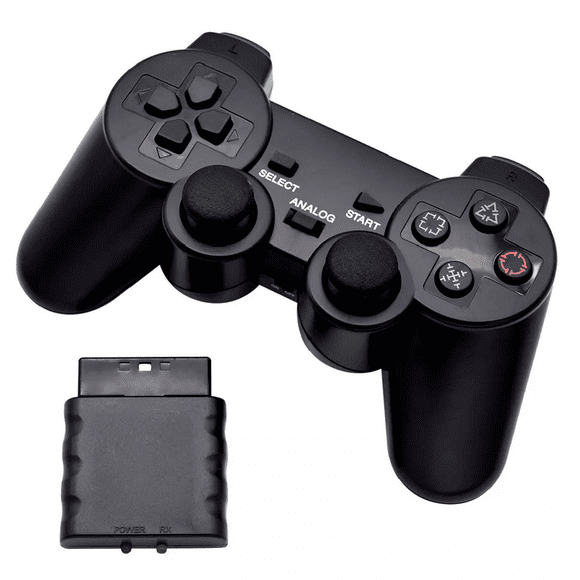 Control Inalambrico Con Vibración Compatible Con Ps2 Y Ps1