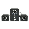 thumbnail image 2 of Altavoz Bluetooth D‑221 para ordenador, minialtavoz de escritorio de 2.1 canales y graves profundos para bodas y fiestas, color negro, 2 of 14