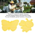 thumbnail image 3 of 2 Pack Floating Bee Water Station Feeder Decorative Floating Island for Ponds, Bird Baths High Buoyancy PP Material with Mesh Texture Safe Landing Spot, 3 of 7