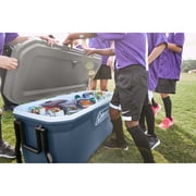 Coleman 316 Series 100QT Hard Chest Wheeled Cooler, Lakeside Blue