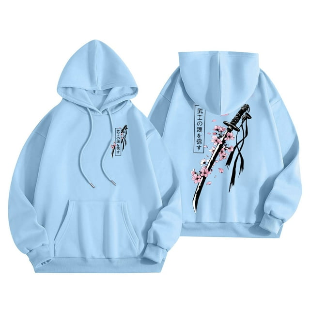Sweat à Capuche à Manches Longues Imprimé Double Lettre Automne Hiver avec Poche avant pour Sorties Décontractées