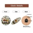 thumbnail image 7 of Three Gnomes Decorative Clock with Flowers And Bees 10-Inch Silent Wooden Wall Clock, Battery Operated (AA Batteries Not Included), Artistic Home Decor, 7 of 7