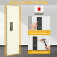 thumbnail image 2 of 53.15" In Wall Gun Safe, Wall Safe Between the Studs, Biometric Hidden Gun Safes for Pistols, Gun Cabinets for Shotguns with Gun Rack and Adjustable Shelves(White-Fingerprint), 2 of 8