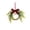 MulticolorB, variant on Bcylexb Mini Christmas Wreaths with Red Velvet Bow & Metal Bell, 9.1" Artificial Greenery Wreaths Small Hanging Wreath for Window Cabinet Xmas Farmhouse Decor