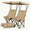 Khaki, variant on YESGAIN Folding Camping Chair with Canopy Shade and Side Pocket, Portable Outdoor Seat with Carry Bag for Beach, Fishing, Events.