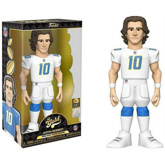 Funko NFL GOLD Justin Herbert Deluxe Vinyl Figure (Chase Version)