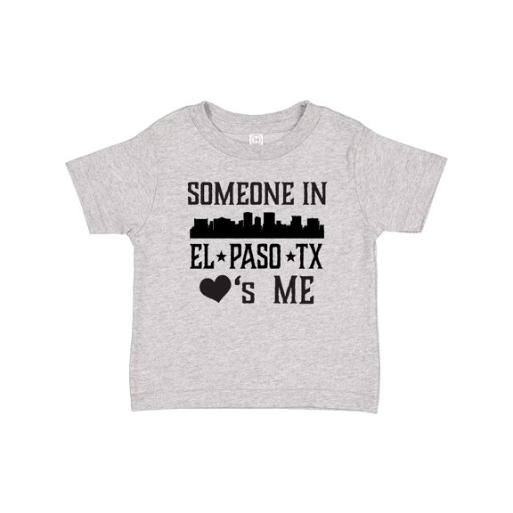 Inktastic El Paso Texas Someone Loves Me Skyline Boys or Girls Baby T-Shirt