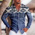 thumbnail image 1 of Camisas de otoño con estampado retro para hombre, camisas casuales de manga larga para hombre, camisetas con personalidad para exteriores para hombre, ropa holgada de calle para hombre, 1 of 6