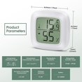 thumbnail image 2 of Home Thermometer 3 Pieces Mini Lcd Portable Indoor Hygrometer Thermometer -20 - 60, 10% - 99% Rh Suitable For Children's Rooms, Elderly Rooms Etc, 2 of 5