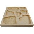 Stone Veneer Rubber Mold For Concrete, Fieldstone Flat Mold, Version 3