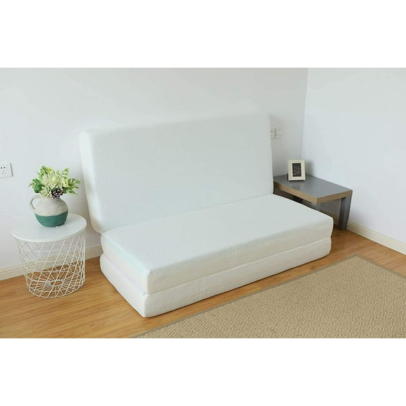 Daily Delight 8-Inch Gel Infused Memory Foam Tri-fold Mattress with Ultra Soft Removable Bamboo Cover (Queen)