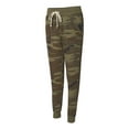 thumbnail image 2 of Alternative - Women's Eco-Jersey Classic Joggers - 2910 - Camo - Size: XS, 2 of 5