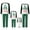 Z-Green, variant on Christmas Pajamas for Family Cute Snowman Print Long Sleeve PJS Set