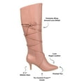 thumbnail image 2 of Brinley Co. Womens Tru Comfort Foam™ Wide Calf Wrap a Round Lace Boot, 2 of 7
