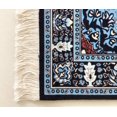 thumbnail image 4 of Navy Blue Oriental Woven Mousepad - Turkish Style Miniature Carpet Mousemat, 4 of 5