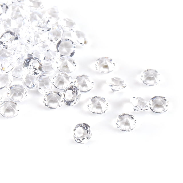 Cuentas De AcríLico, 1000pcs De Perlas De Cristal De Diamantes De ImitacióN De Brillo Transparente Para Hacer Joyas DecoracióN De Bodas Accesorios De Adorno De Bricolaje (6mm) Ecomeon no