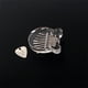 thumbnail image 5 of Kalimba Eigraketly 8 teclas tamaño de bolsillo acrílico transparente instrumento musical, 5 of 6