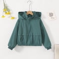 thumbnail image 6 of Boys Girls Waterproof Rain Jacket Lightweight soft Kids Windbreaker Hooded Coat Size 7-8 Years, 6 of 8
