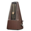 Traditional Triangle Mechanical Metronome with Bell, High Accuracy Tempo Range 40~208bpm for Musicians, Piano Players, by Bravodeal,Dark Teak
