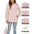 thumbnail image 6 of Avoogue Womens Waterproof Rain Jacket Lightweight Outdoor Active Windbreaker Breathable Hooded Rain Coat, 6 of 7
