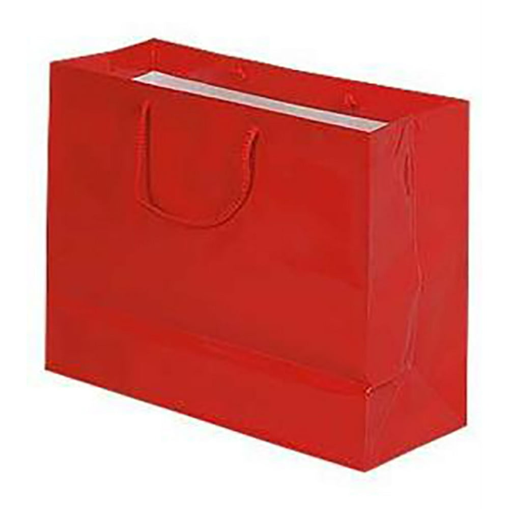 Download Large Glossy Red Euro Tote Shopping Bags - Case of 100 - Walmart.com - Walmart.com