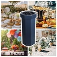 thumbnail image 6 of happimess Fleur 25-Gallon Traditional Classic Disposable Corrugated Cardboard Event Trash Can and Recycling Bin, Denim Blue (Set of 2), HPM1300H-SET2, 6 of 8