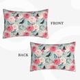 thumbnail image 2 of Susaid Roses and Butterflies Print Pillowcases Multiple Size, Pillow Cover Super Soft Envelope Closure Standard Pillow Case-14"x20", 2 of 6