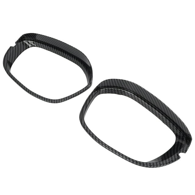 Rearview Mirror Rain Eyebrow Trim,2pcs Carbon Fibre Style Side Mirror Rain Guard Rearview Mirror Rain Shield Leading Edge Technology