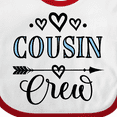 thumbnail image 4 of Inktastic Cousin Crew Girls Baby Bib, 4 of 4