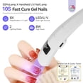 thumbnail image 2 of Lámpara de uñas SAVILAND SSPro X U V 10s Fast Flash Cure recargable, 2 of 7