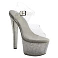 thumbnail image 2 of BEJEWELED-708-2, 7'' Heel 2 3/4''  Ankle Strap Sandal, 2 of 5