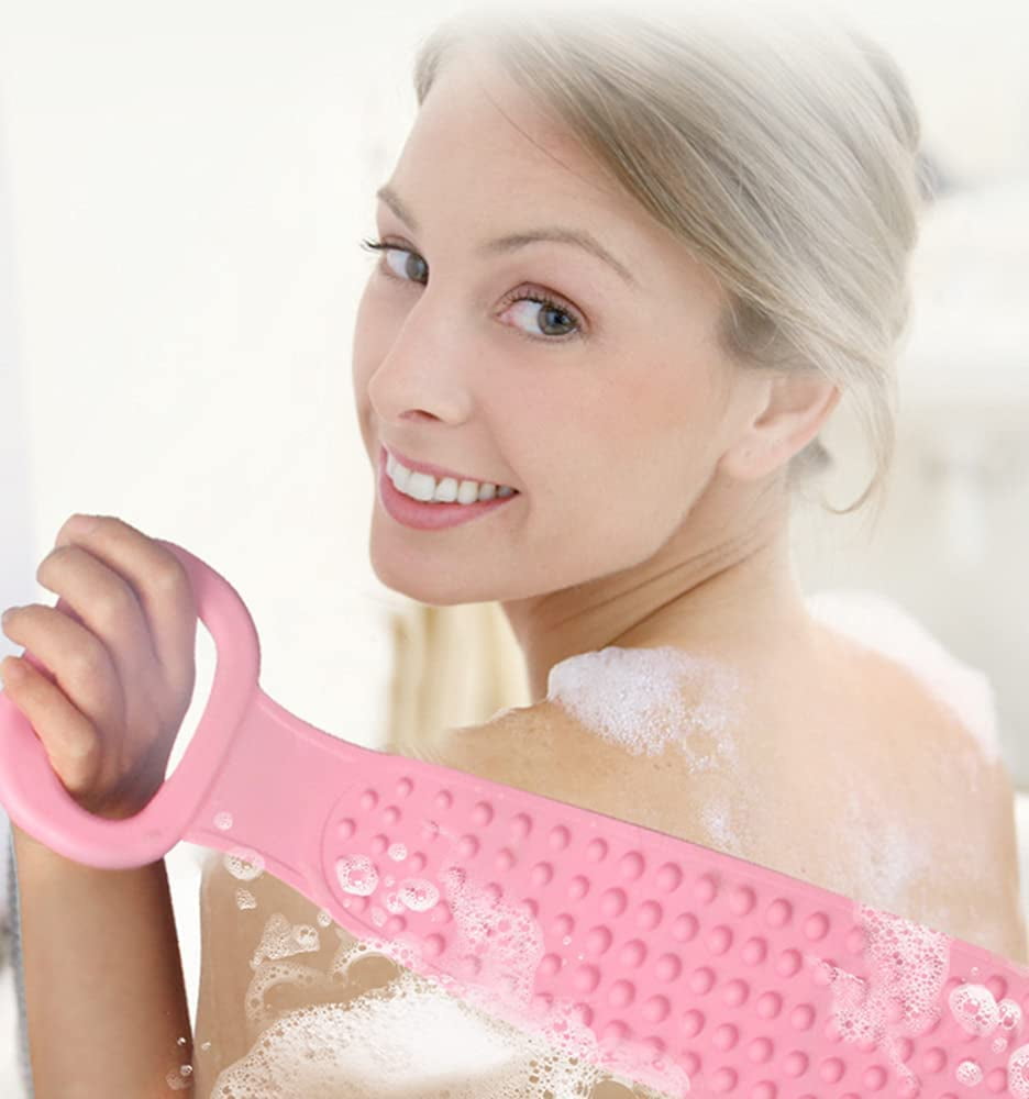Nvzi Silicone Shower Gel Back Brush Bath Brush
