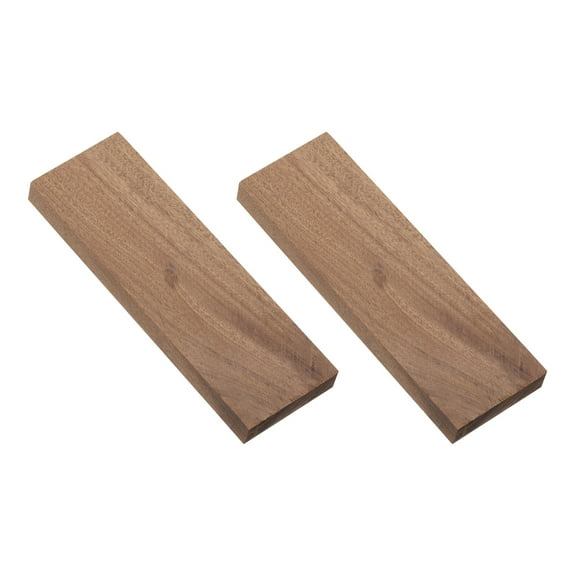 Uxcell 2 Pcs Hardwood Lumber Natural Exotic Woods for DIY Crafts, Light Red Brown