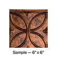 thumbnail image 1 of FASÄDE Rings Decorative Vinyl Backsplash Panel in Moonstone Copper (6X6 Inch Sample), 1 of 5