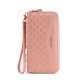 thumbnail image 4 of Cartera para mujer, cartera larga con cremallera, moderna, con relieve, de gran capacidad, bolso de mano para teléfono móvil de madre, 4 of 6