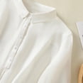 thumbnail image 6 of Sexlip Womens Swimsuit Set Half Button Cover Up Design Turn Down Collar Half Sleeve Loose Silhouette Quick Dry Fabric for Beach Outings White XL, 6 of 9