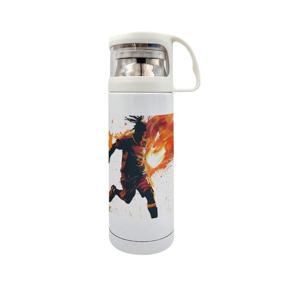WISHTIME Vacuum Insulated Thermo with Cup Stainless Steel Thermos for Hot & Cold Insulated Bottle with Cup for Coffee Hot Drink and Cold Drink Water flask