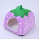 thumbnail image 4 of Apmemiss Clearance Winter Indoor Outdoor Pet House Foldable Yurt Strawberry Tent, Warm Shelter for Cats Dogs, Small Medium Breeds, Easy Storage, 4 of 9